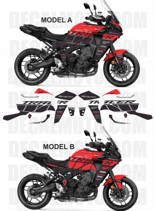 グラフィックステッカー TRACER 9 GT FACTORY RACING REDLINE SE