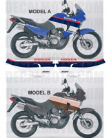 グラフィックステッカー TRANSALP XL 650 V TRIBUTE 87 BLACK BLUE