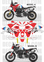 グラフィックステッカー F900GS TRIBUTE DAKAR