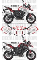 グラフィックステッカー TRK 702 X ADVENTURE WORLD WHITE