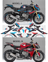 グラフィックステッカー S1000R 2014 - 2016 M MOTORSPORT RED BLUE