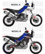 グラフィックステッカー TUAREG 660 ENDURO BLUE 22 - 24