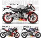 グラフィックステッカー RS660 SIGN SBK WHITE TRIBUTE