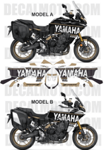 グラフィックステッカー TRACER 9 GT SIGN BLACK WHITE GOLD 23