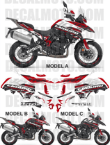 グラフィックステッカー TRK 702 X ENDURO PRO WHITE