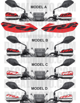 グラフィックステッカー TRK 702 X PARAMANI PRO WHITE