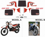 グラフィックステッカー ELEFANT 125 1984