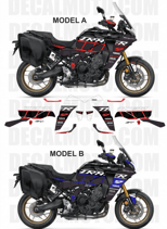 グラフィックステッカー TRACER 9 GT FACTORY RACING BLACK