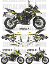 グラフィックステッカー TRK 702 X ENDURO PRO GREY