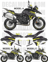 グラフィックステッカー TRK 702 X SIGN GREY