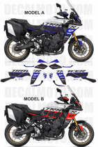 グラフィックステッカー TRACER 9 GT FACTORY RACING WHITE