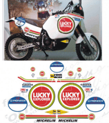 グラフィックステッカー ELEFANT 750 900 DAKAR 1990 OROLI LUCKY EXPLORER