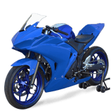 HB YZF-R3 15-18 レースカウル ブルー