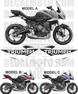 グラフィックステッカー タイガー 660 SPORT SIGN WHITE