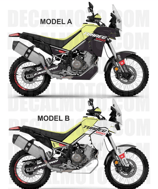 グラフィックステッカー TUAREG 660 ENDURO YELLOW 22 - 24