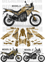 グラフィックステッカー CF MOTO 450MT DESERT