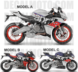 グラフィックステッカー RS660 SIGN GP WHITE TRIBUTE