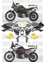 グラフィックステッカー F900GS TRIBUTE RACING