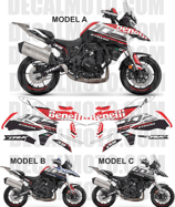 グラフィックステッカー TRK 702 X STRADA WHITE