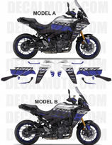 グラフィックステッカー TRACER 9 GT FACTORY RACING ICON GREY SE