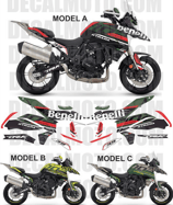 グラフィックステッカー TRK 702 X STRADA GREEN