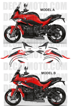 グラフィックステッカー S1000 XR 20- TRIBUTE M1000XR RED EASY