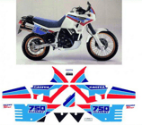 グラフィックステッカー ELEFANT 750 1989