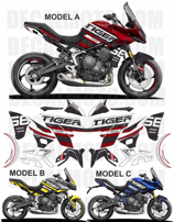 グラフィックステッカー タイガー 660 SPORT TRIBUTE