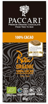 PACARI 100% Rohschokolade 50g