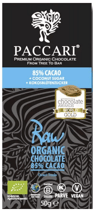 Paccari Rohe Schokolade 85% 50g