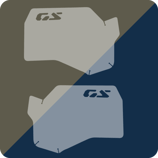 BMW R1300GS ADV KNEE PAD CLEAR