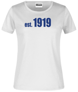 T-Shirt "1919" weiß