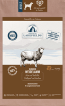 LakeFields Trockenfleischmenü Weidelamm für ausgewachsene Hunde