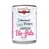 Herzenshund Bio-Pute mit Bio-Karotte -getreidefrei