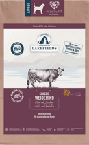 LakeFields Trockenfleischmenü Weiderind für ausgewachsene Hunde