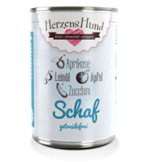 Herzenshund Schaf mit Bio-Apfel - getreidefrei