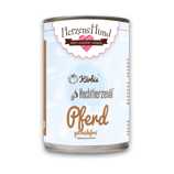 Herzenshund Pferd mit Bio-Kürbis -getreidefrei