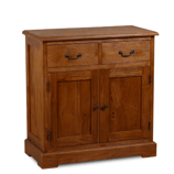 Base Rustica 2 Ante 2 cassetti in Teak