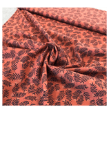 Blätterwald Rostrot 100% Viskose