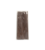 プラスチック箸  （フジナップ）  SPS六角箸  茶・21㎝