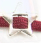 Aufschieber Bead mit Ring "Stern mit Steg"