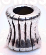 Tibetsilber Bead "Stripes"