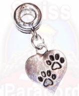 Anhänger "Herz mit Pfote"