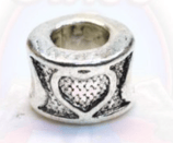 Tibetsilber Bead "Valentine"