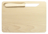 Schneidebrett mit Messer 22x16cm