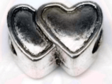 Tibetsilber Bead "Heartbeat"