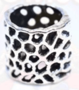 Tibetsilber Bead "Insektenhotel"