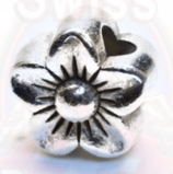 Tibetsilber Bead "Blüte"