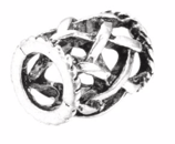Tibetsilber Bead "Mesh"
