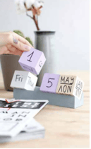 Calendar Cube Holz
